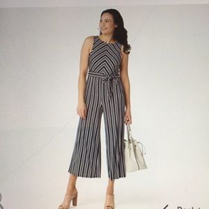 Du Jour Petite Wide Leg Jumpsuit NWOT